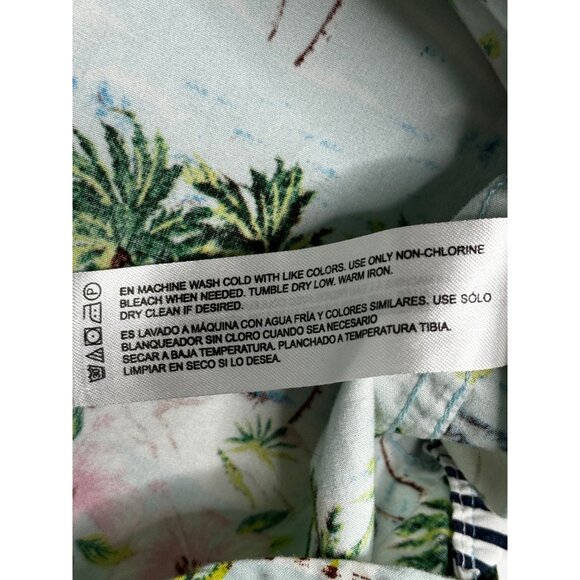 Denim & Flower Ricky Singh Shirt Mens XL Hawaiian Floral Short Sleeve - Picture 4 of 9